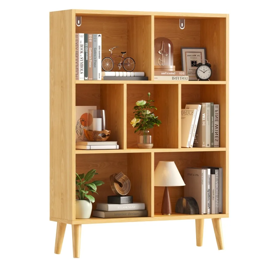 Wooden Cube Bookshelf Open 3-Tier Bookcase with Legs Freestanding Bookshelves Storage Organizer Shelf for Bedroom Living Room O
Wooden Cube Bookshelf Open 3-Tier Bookcase with Legs Freestanding Bookshelves Storage Organizer Shelf for Bedroom Living Room O