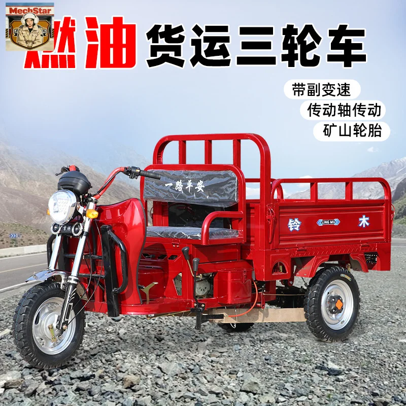 Трехколесный мотоцикл Zongshen Power для перевозки грузов, сельскохозяйственный, тяжелый, для тяжелых условий эксплуатации
Трехколесный мотоцикл Zongshen Power для перевозки грузов, сельскохозяйственный, тяжелый, для тяжелых условий эксплуатации