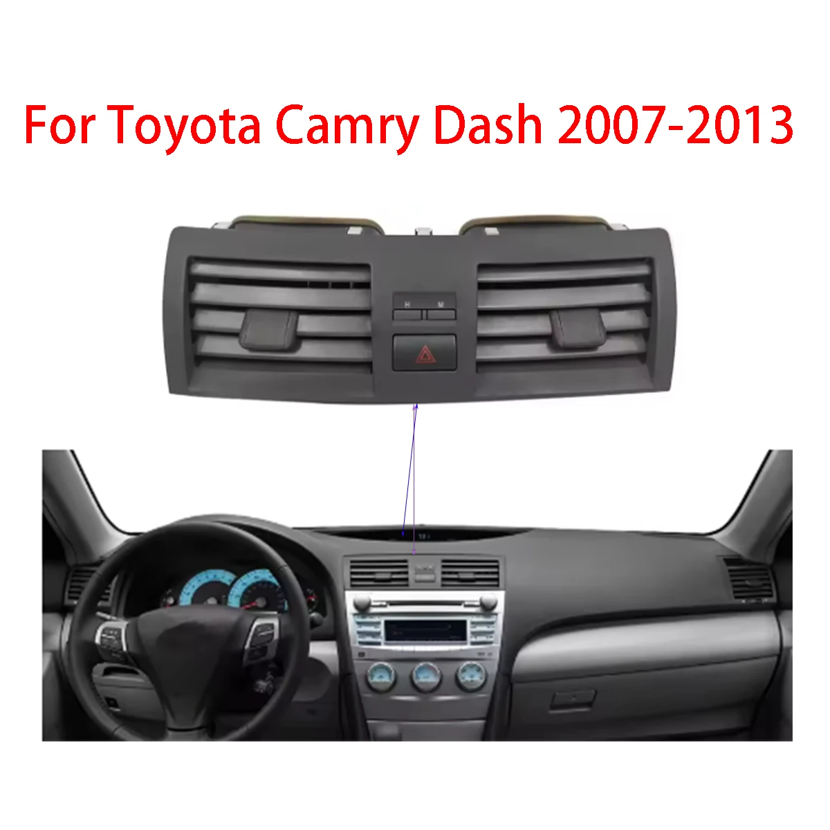 For Toyota Camry Dash 2007-2013 A/C Air Conditioning Vents Trim Insert Outlet Panel Air Grille
For Toyota Camry Dash 2007-2013 A/C Air Conditioning Vents Trim Insert Outlet Panel Air Grille