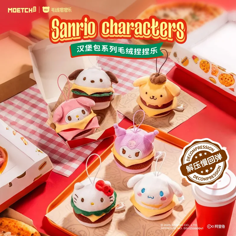 Sanrio Character Figure Hamburger Model Hello Kitty Cinnamoroll Kuromi Children Blind Box Plush Surprise Dolls Toy
Sanrio Character Figure Hamburger Model Hello Kitty Cinnamoroll Kuromi Children Blind Box Plush Surprise Dolls Toy