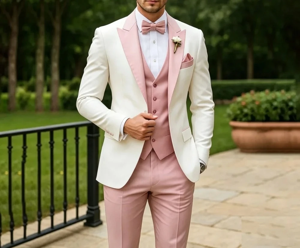 3 Pieces Wedding Tuxedo for Groom Sage Green Slim Fit Formal Men Suits Elegant Blazer Vest Pants Set for Prom Party Ceremony
3 Pieces Wedding Tuxedo for Groom Sage Green Slim Fit Formal Men Suits Elegant Blazer Vest Pants Set for Prom Party Ceremony