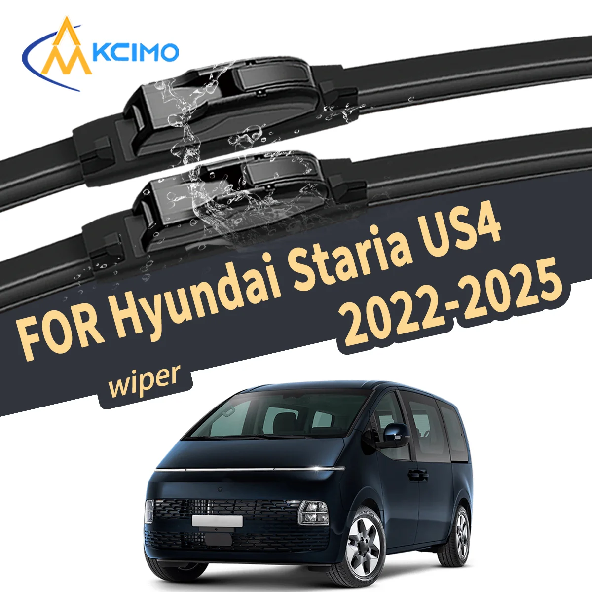 Silent Wiper Blade For Hyundai Staria US4 2022-2025 Natural Rubber Windshield Wiper Auto Replacement Parts High Quality Car
Silent Wiper Blade For Hyundai Staria US4 2022-2025 Natural Rubber Windshield Wiper Auto Replacement Parts High Quality Car