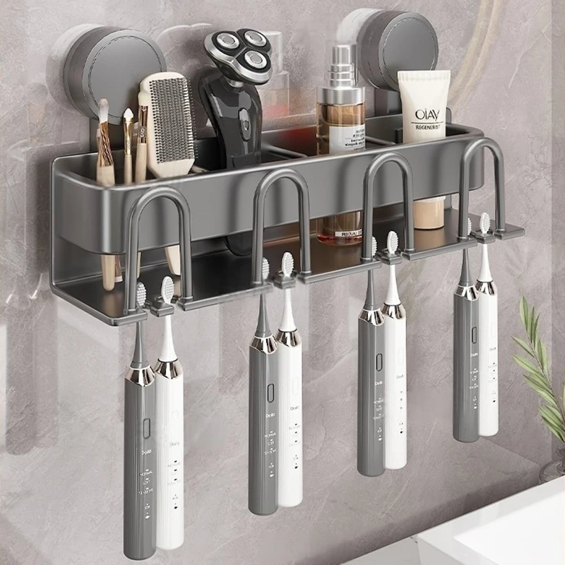 No Need To Drill Suction Cup A Wall-Mounted Electric Toothbrush Holder With a Cup For The Bathroom JJ0451
No Need To Drill Suction Cup A Wall-Mounted Electric Toothbrush Holder With a Cup For The Bathroom JJ0451