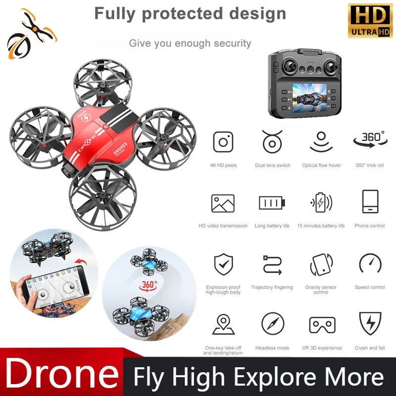 NEW Mini Drone 812PRO profession HD aerial drone HD Camera with WiFi FPV RC Drone Height Keep Helicopter Kids Toys Entry-level
NEW Mini Drone 812PRO profession HD aerial drone HD Camera with WiFi FPV RC Drone Height Keep Helicopter Kids Toys Entry-level
