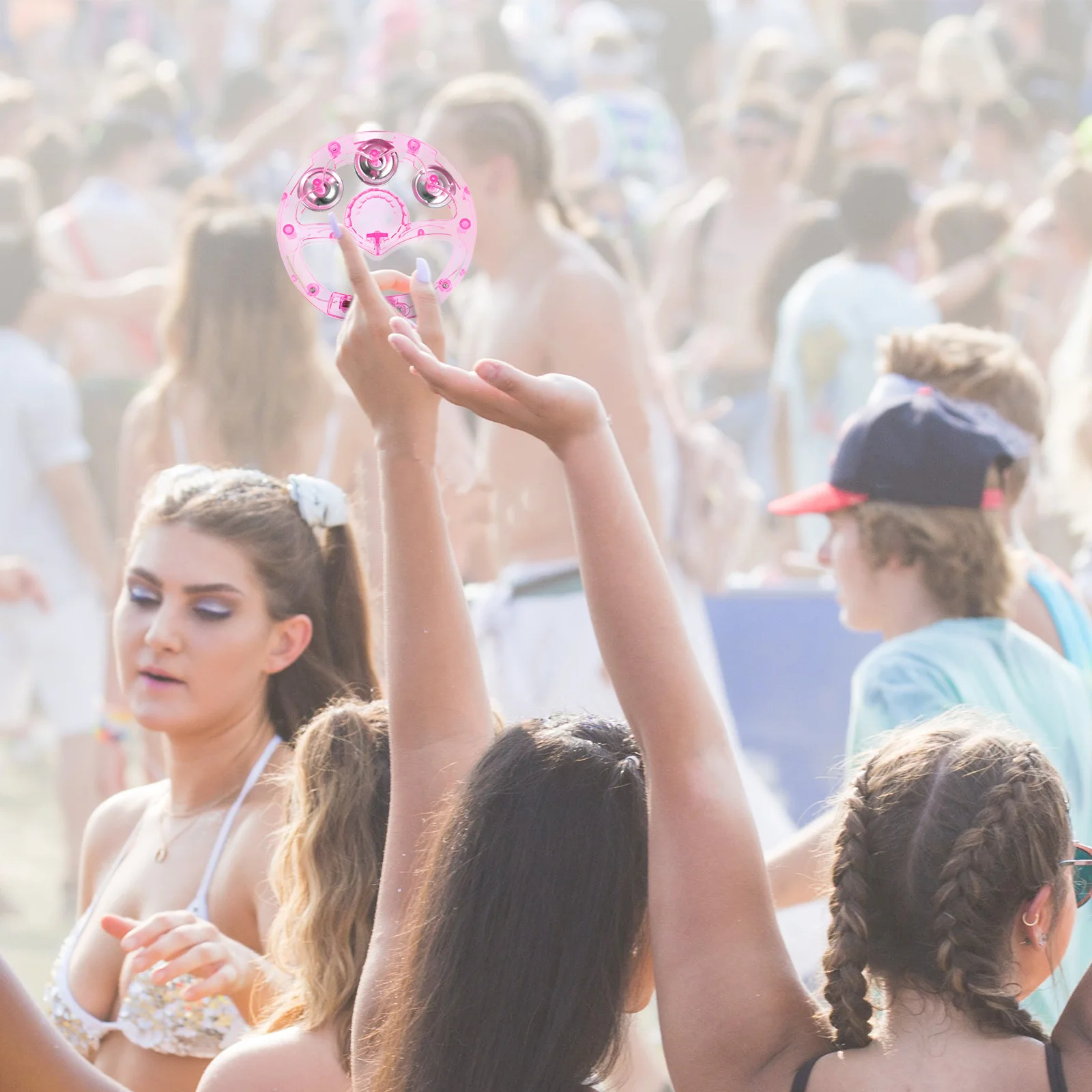 2pcs Light Up Tambourines Flashing Musical Instrument Handheld For Party Ktv Bars Kids Adults Plastic Shaking Bell Percussion
2pcs Light Up Tambourines Flashing Musical Instrument Handheld For Party Ktv Bars Kids Adults Plastic Shaking Bell Percussion