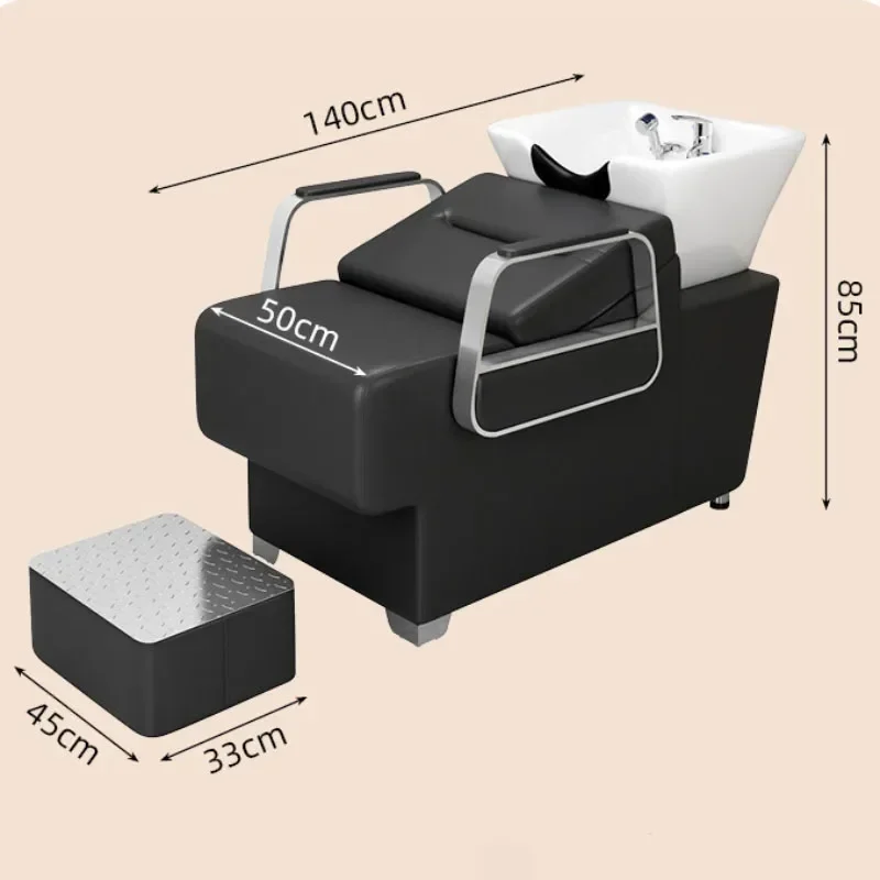 Hair Salon Exclusive Salon Chair Luxury Spa Comfortable Shampoo Chairs Reclining Professional Modern Meuble Salon Furniture
Hair Salon Exclusive Salon Chair Luxury Spa Comfortable Shampoo Chairs Reclining Professional Modern Meuble Salon Furniture