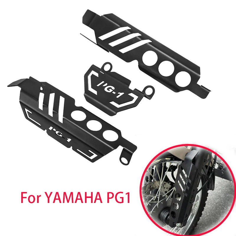 Stainless Steel Motorcycle Front Fork Shock Cover Dust Protector Caliper Brake Guard for YAMAHA PG1 Black
Stainless Steel Motorcycle Front Fork Shock Cover Dust Protector Caliper Brake Guard for YAMAHA PG1 Black