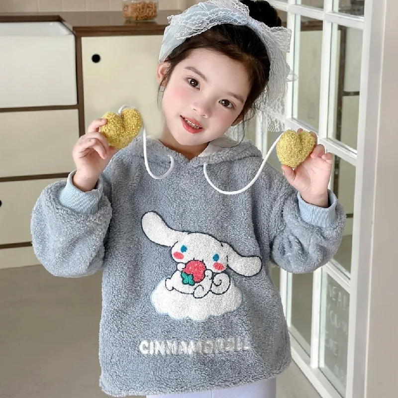 Girl Hoodie A Velvet Jacket Hot Sanrio Kuromi Hello Kitty Kawaii Children Winter Style Sweater Cartoon Lovely Fashion Gift
Girl Hoodie A Velvet Jacket Hot Sanrio Kuromi Hello Kitty Kawaii Children Winter Style Sweater Cartoon Lovely Fashion Gift