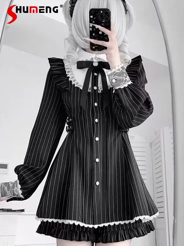 Mine Mass-produced Dress Set Spring Summer Japanese Girl's Sweet Lolita Long-sleeved Short-sleeved Top and Shorts 2-piece Set
Mine Mass-produced Dress Set Spring Summer Japanese Girl's Sweet Lolita Long-sleeved Short-sleeved Top and Shorts 2-piece Set