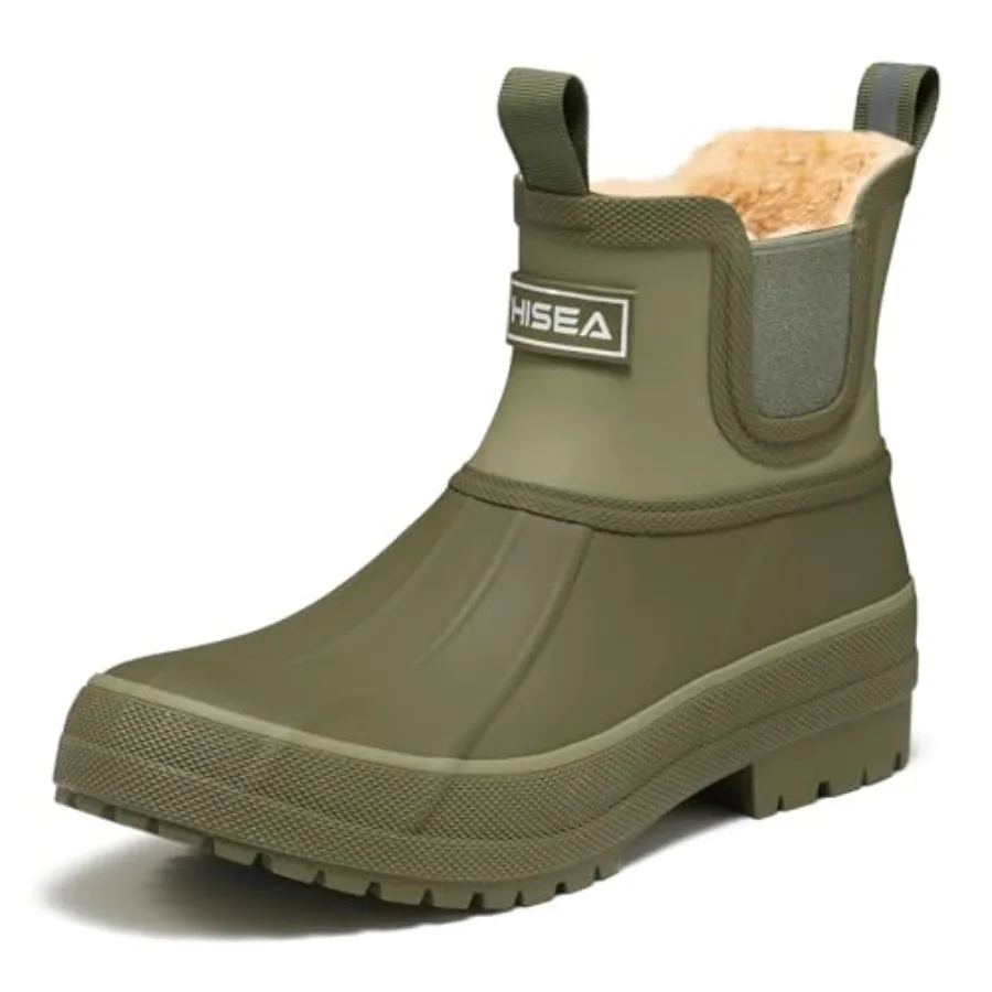 HISEA Women's Saltwater Winter Rain Boots Waterproof Duck Chelsea Lined Outdoor Garden Boot
HISEA Women's Saltwater Winter Rain Boots Waterproof Duck Chelsea Lined Outdoor Garden Boot