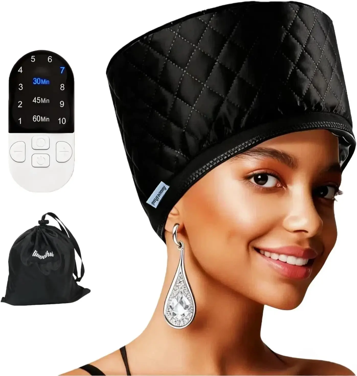 Hair Steamer for Natural Hair Home Use - 10-Speed Temp Control, Fast Heat, Deep Nourishment Heat Cap
Hair Steamer for Natural Hair Home Use - 10-Speed Temp Control, Fast Heat, Deep Nourishment Heat Cap