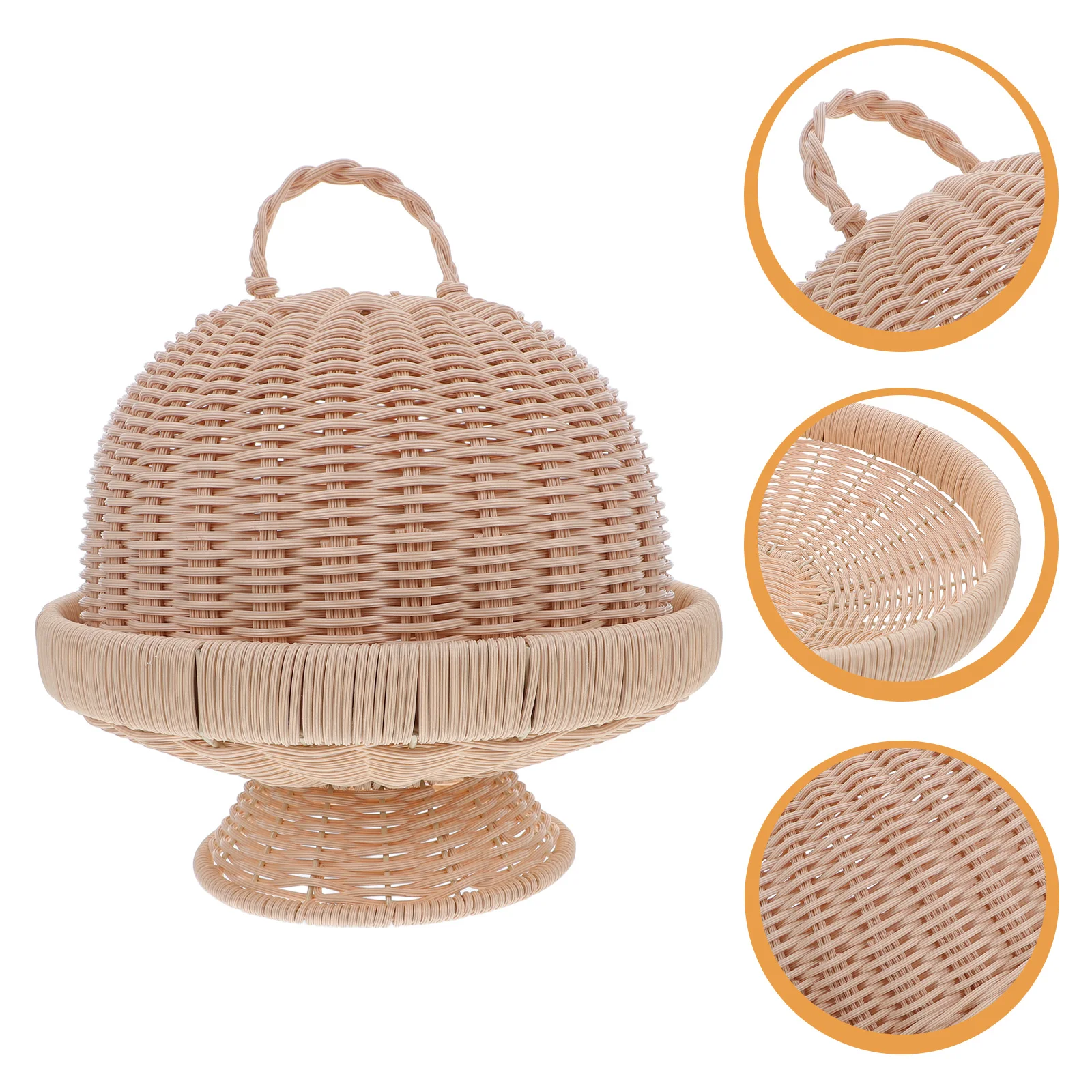 Wicker Serving Tray With Lid Round Woven Bread Basket For Fruit Snacks Food Storage Organizer Sourdough Pastries Kitchen Holiday
Wicker Serving Tray With Lid Round Woven Bread Basket For Fruit Snacks Food Storage Organizer Sourdough Pastries Kitchen Holiday