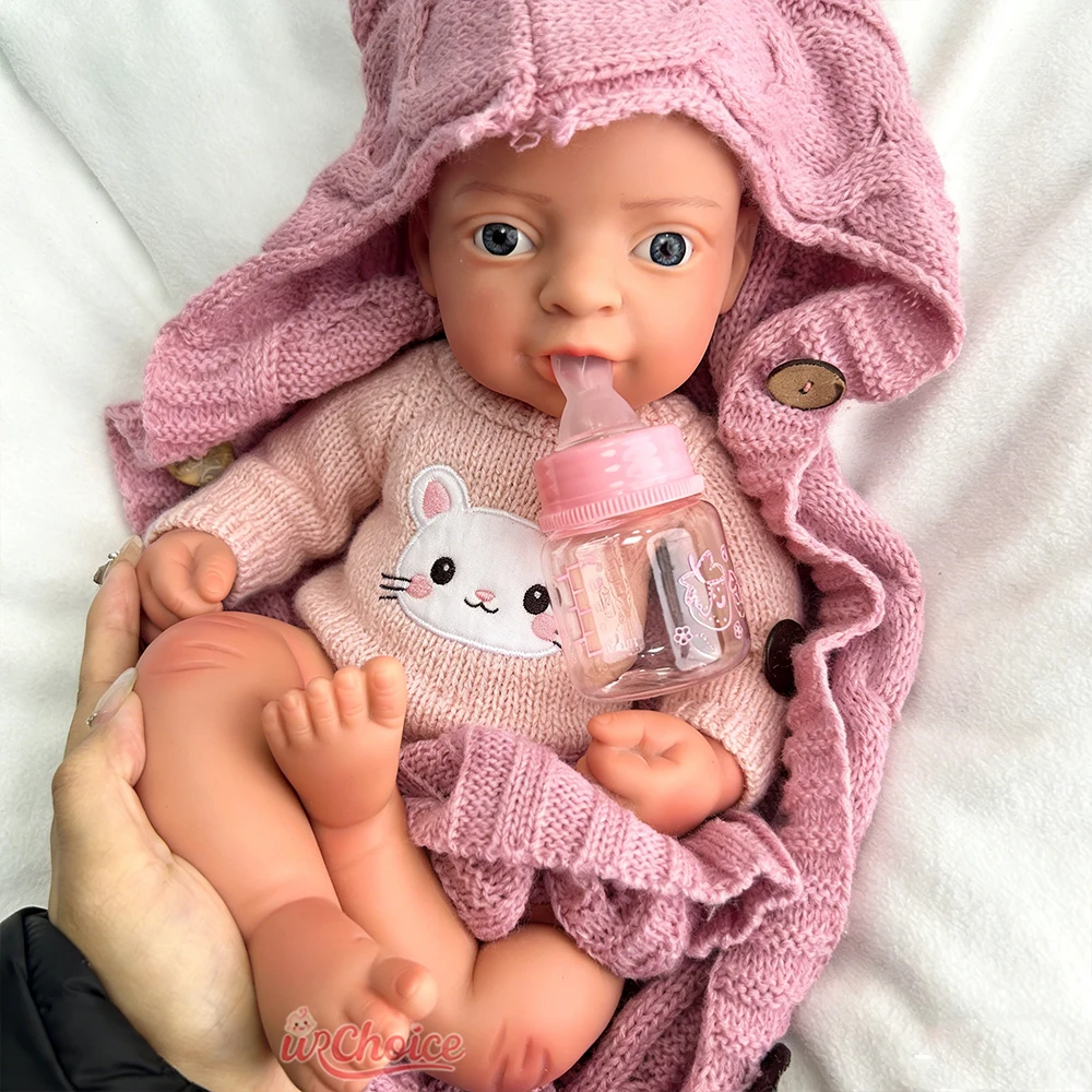 17Inch Soft Solid Silicone Reborn Baby Girl Realistic Skin Veins Weighted Newborn Doll for Seniors with Alzheimer’s
17Inch Soft Solid Silicone Reborn Baby Girl Realistic Skin Veins Weighted Newborn Doll for Seniors with Alzheimer’s