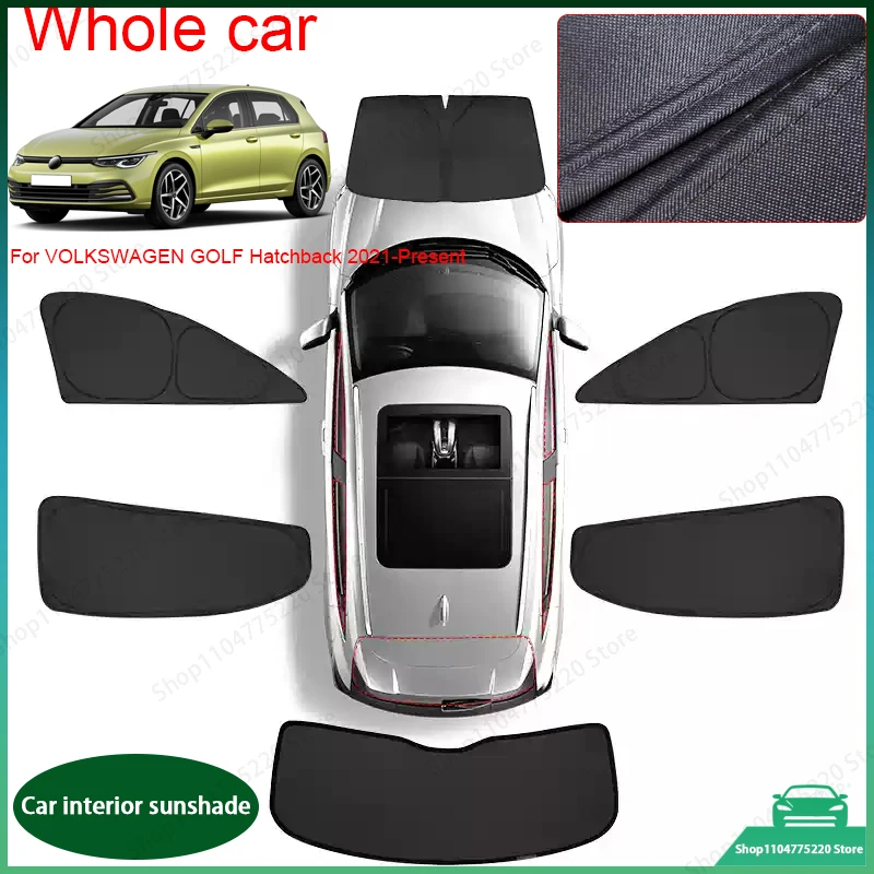 Car Black Window Privacy Sunshade For Volkswagen GOLF Hatchback 2013-2026 Auto Anti-UV Heat Insulation Protect Cover Accessories
Car Black Window Privacy Sunshade For Volkswagen GOLF Hatchback 2013-2026 Auto Anti-UV Heat Insulation Protect Cover Accessories