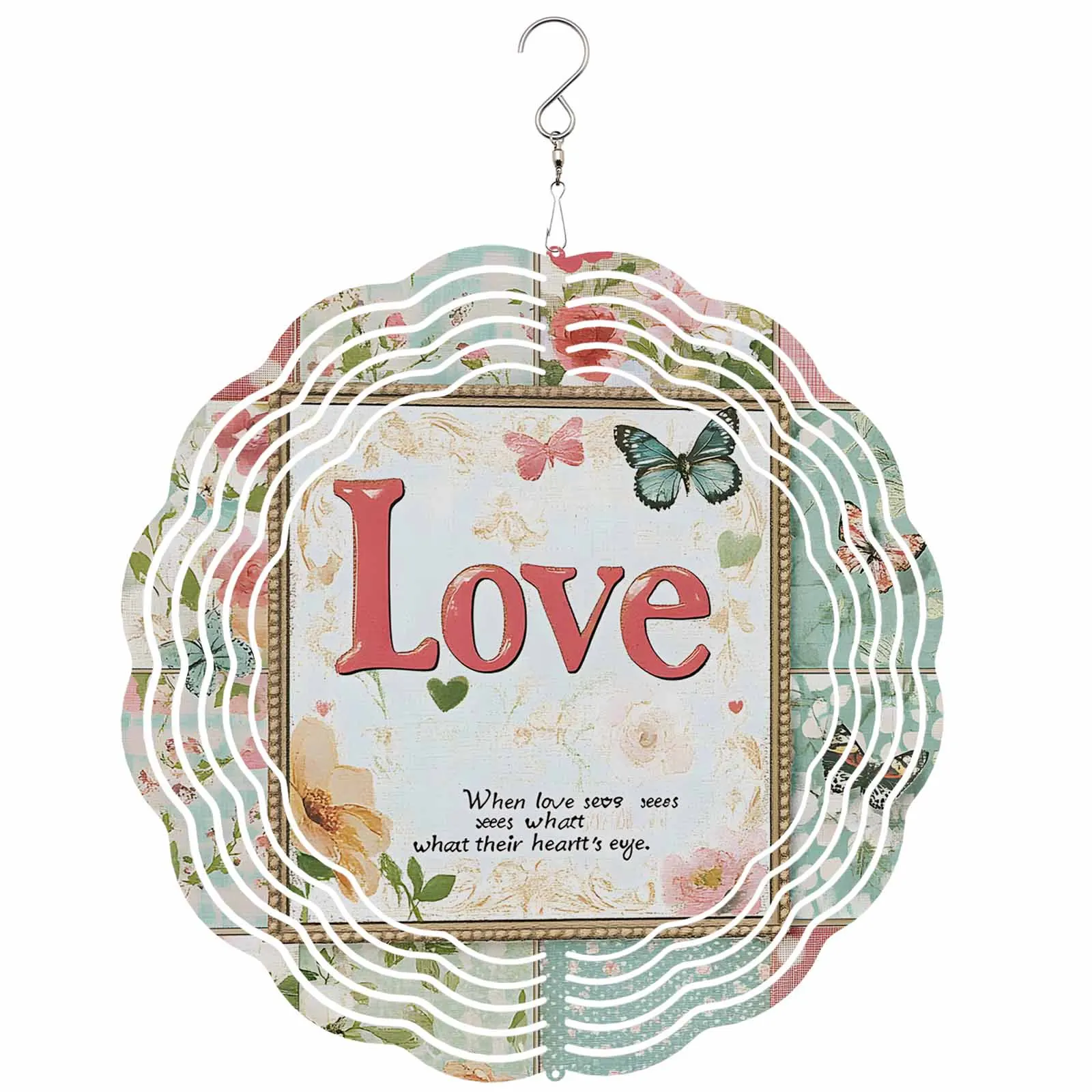 Цветочный фон LOVE Cover из нержавеющей стали, подвесные украшения для дома, 3D вращающийся ветровой спиннер
Цветочный фон LOVE Cover из нержавеющей стали, подвесные украшения для дома, 3D вращающийся ветровой спиннер