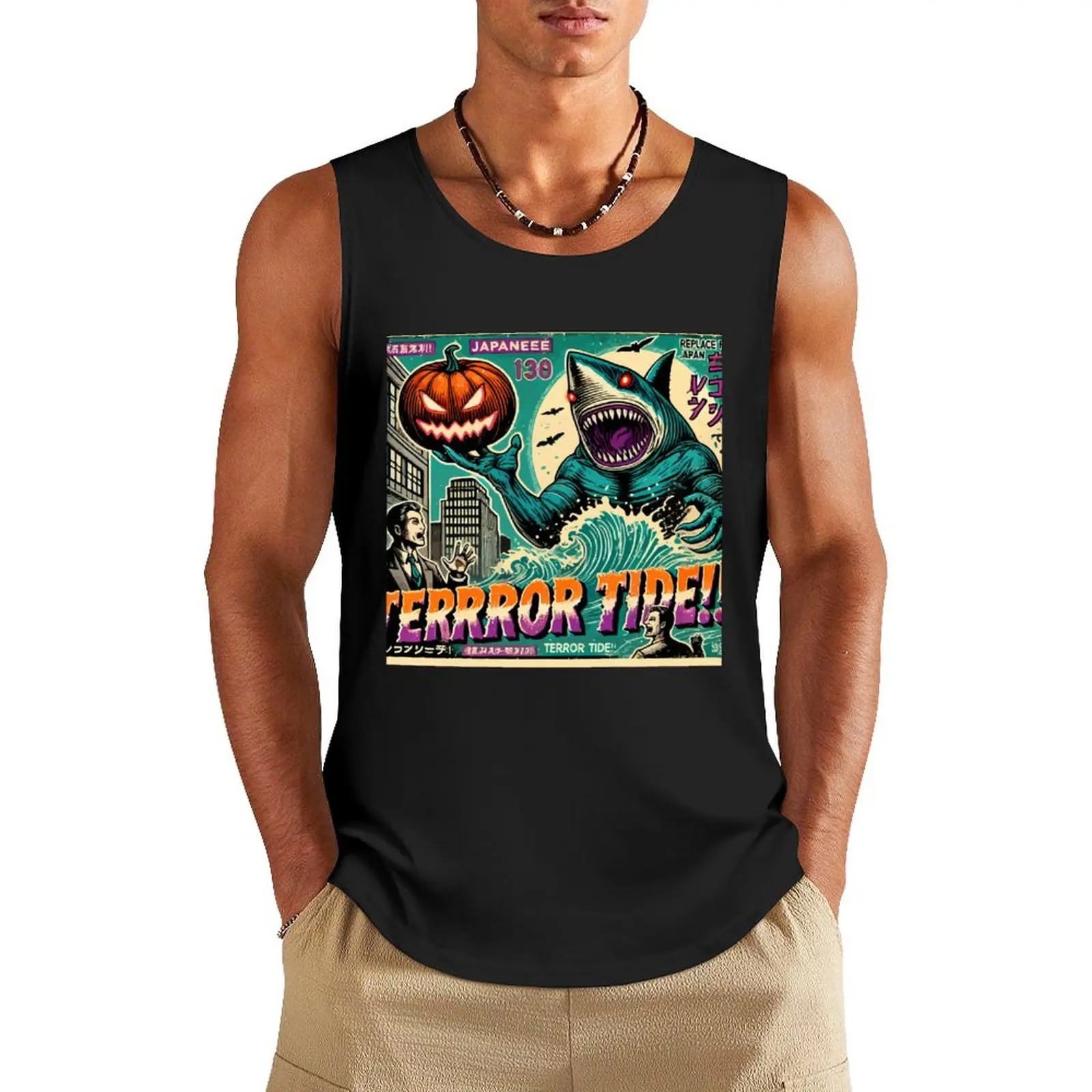 The shark of fear Tank Top Men sleeveless tee cute tops man sexycostume plain t-shirt
The shark of fear Tank Top Men sleeveless tee cute tops man sexycostume plain t-shirt