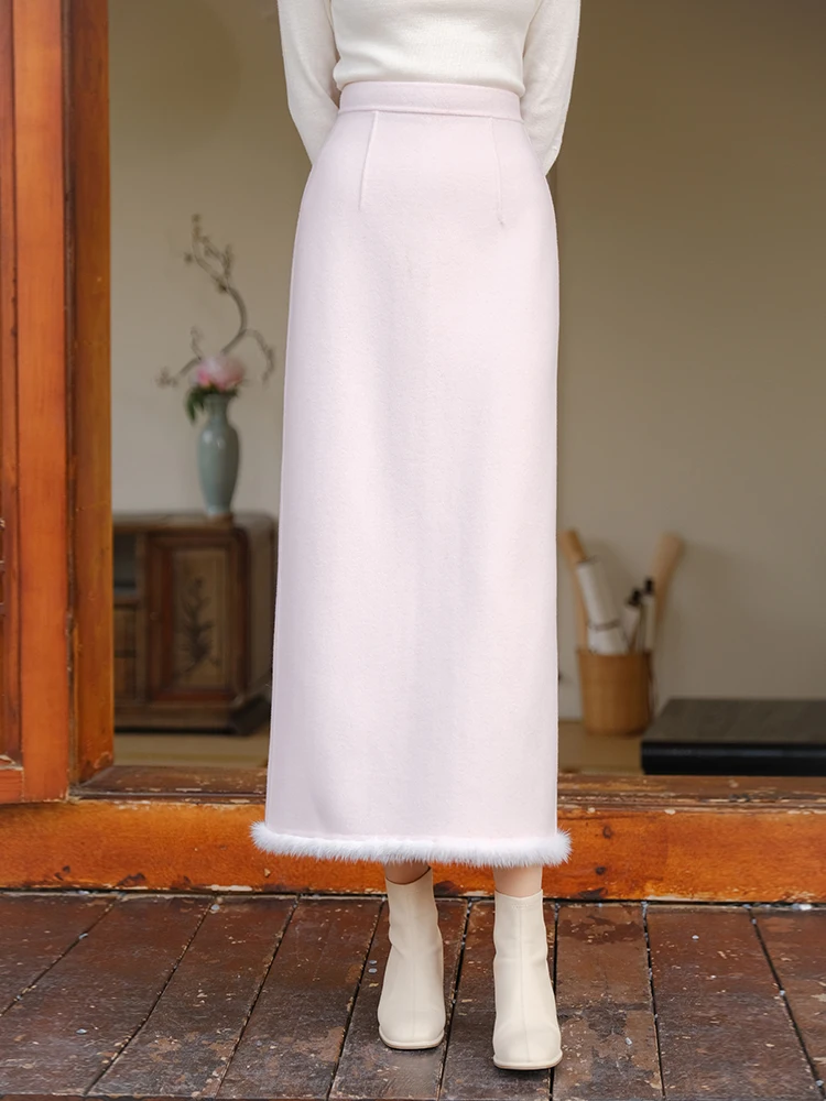 Новая двусторонняя шерстяная юбка миди Ele Pink Camere с высокой талией и прямым кроем, осенне-зимняя коллекция
Новая двусторонняя шерстяная юбка миди Ele Pink Camere с высокой талией и прямым кроем, осенне-зимняя коллекция