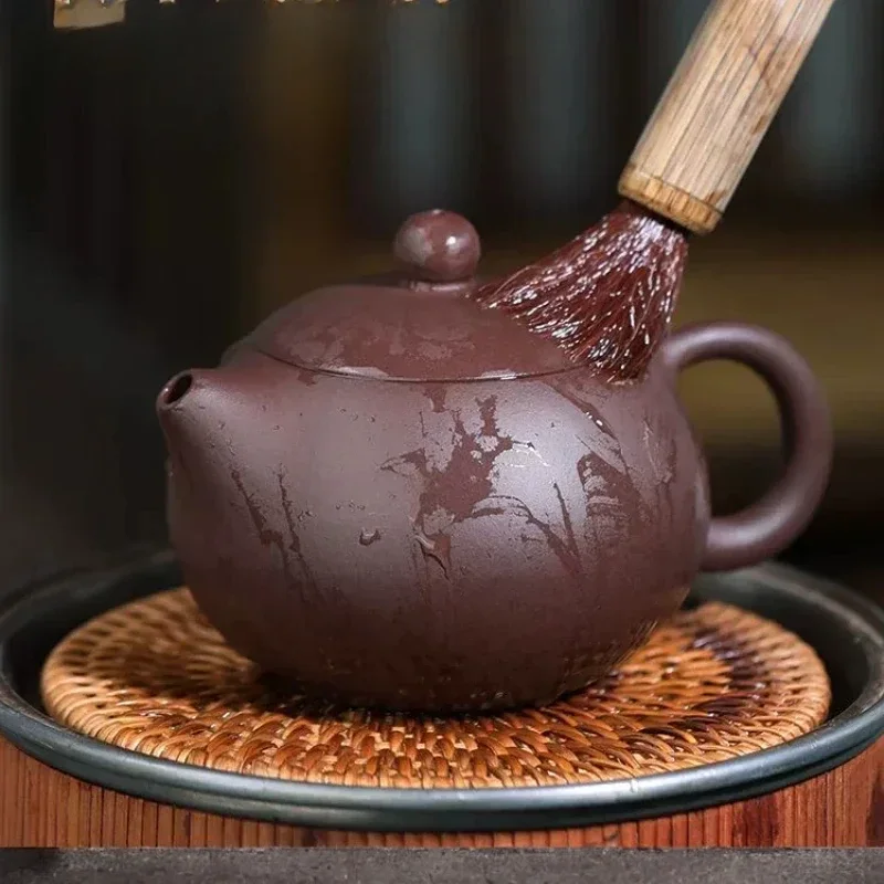 1PCS Yixing handmade purple clay teapot for home use raw ore purple clay ball hole Western style teapot zisha tea pot
1PCS Yixing handmade purple clay teapot for home use raw ore purple clay ball hole Western style teapot zisha tea pot