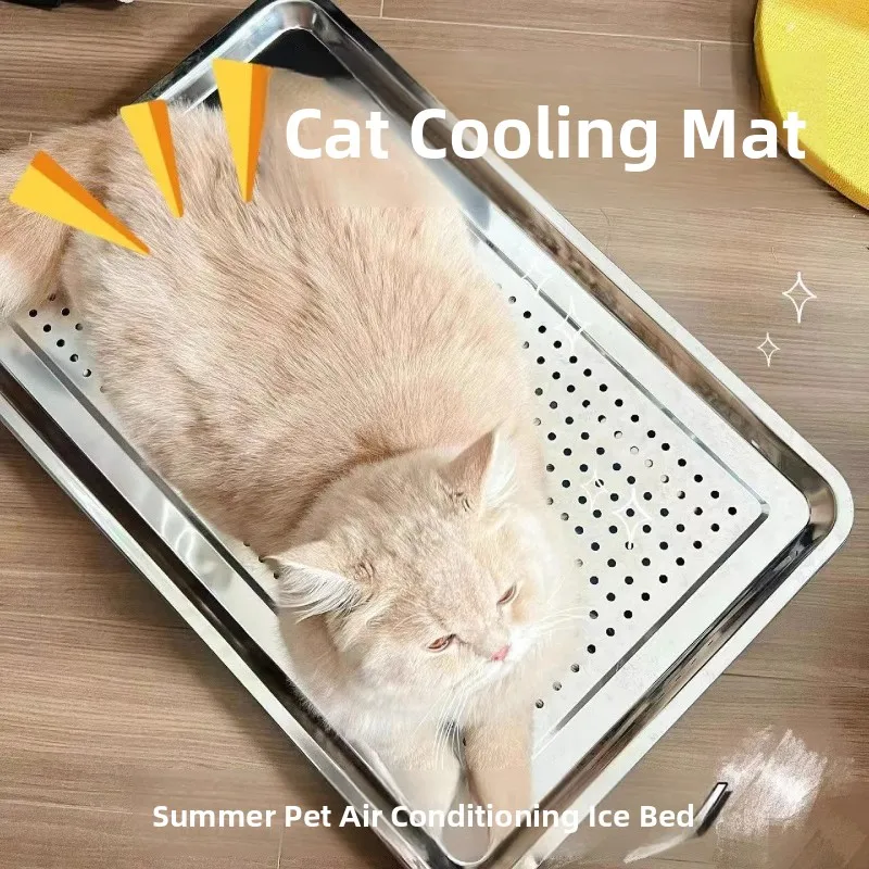 Summer Aluminum Basin Ice Nest Stainless Steel Pet Cooling Bed for Cats Prevent Biting Comfortable Indoor House
Summer Aluminum Basin Ice Nest Stainless Steel Pet Cooling Bed for Cats Prevent Biting Comfortable Indoor House