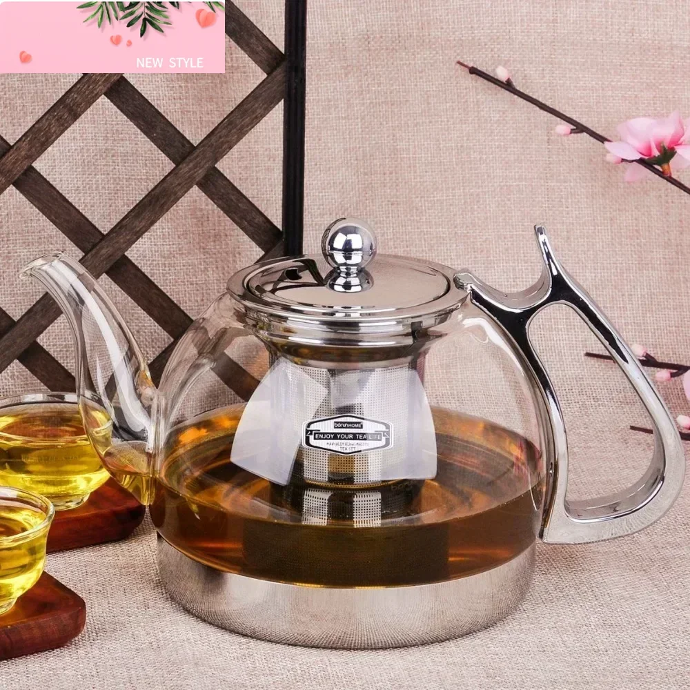 Heat Resistant Glass Teapot Electromagnetic Furnace Multifunctional Teaports Induction Cooker Kettle 
Heat Resistant Glass Teapot Electromagnetic Furnace Multifunctional Teaports Induction Cooker Kettle