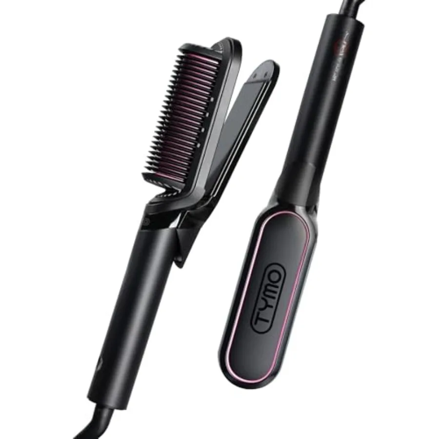 Flat Iron Hair Straightener Brush 2 in 1, 200M Ions Hair Straighteners for Women, Ceramic Straightening Hot Comb for Anti-Frizz
Flat Iron Hair Straightener Brush 2 in 1, 200M Ions Hair Straighteners for Women, Ceramic Straightening Hot Comb for Anti-Frizz