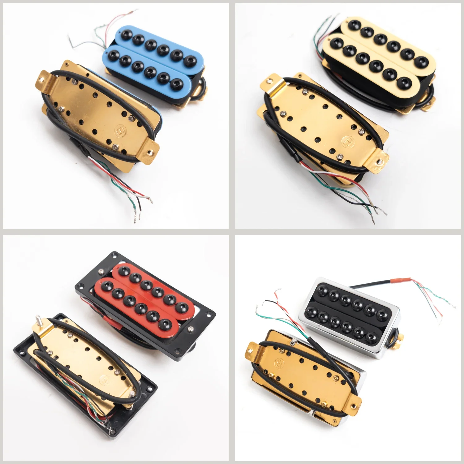 Electric Guitar Humbucker Pickups Set Bridge & Neck 7.5K Ohms/15K Ohms ST-style Compatible Replacement Parts
Electric Guitar Humbucker Pickups Set Bridge & Neck 7.5K Ohms/15K Ohms ST-style Compatible Replacement Parts
