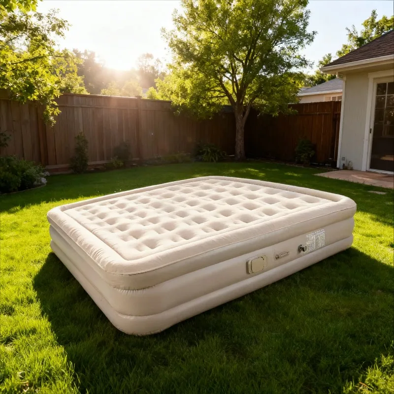 Modern Design 1-3 Person PVC Soft Inflatable Folding Bed King Inflatable Mattress Built-in Electric Pump Easy Set-up Camping
Modern Design 1-3 Person PVC Soft Inflatable Folding Bed King Inflatable Mattress Built-in Electric Pump Easy Set-up Camping