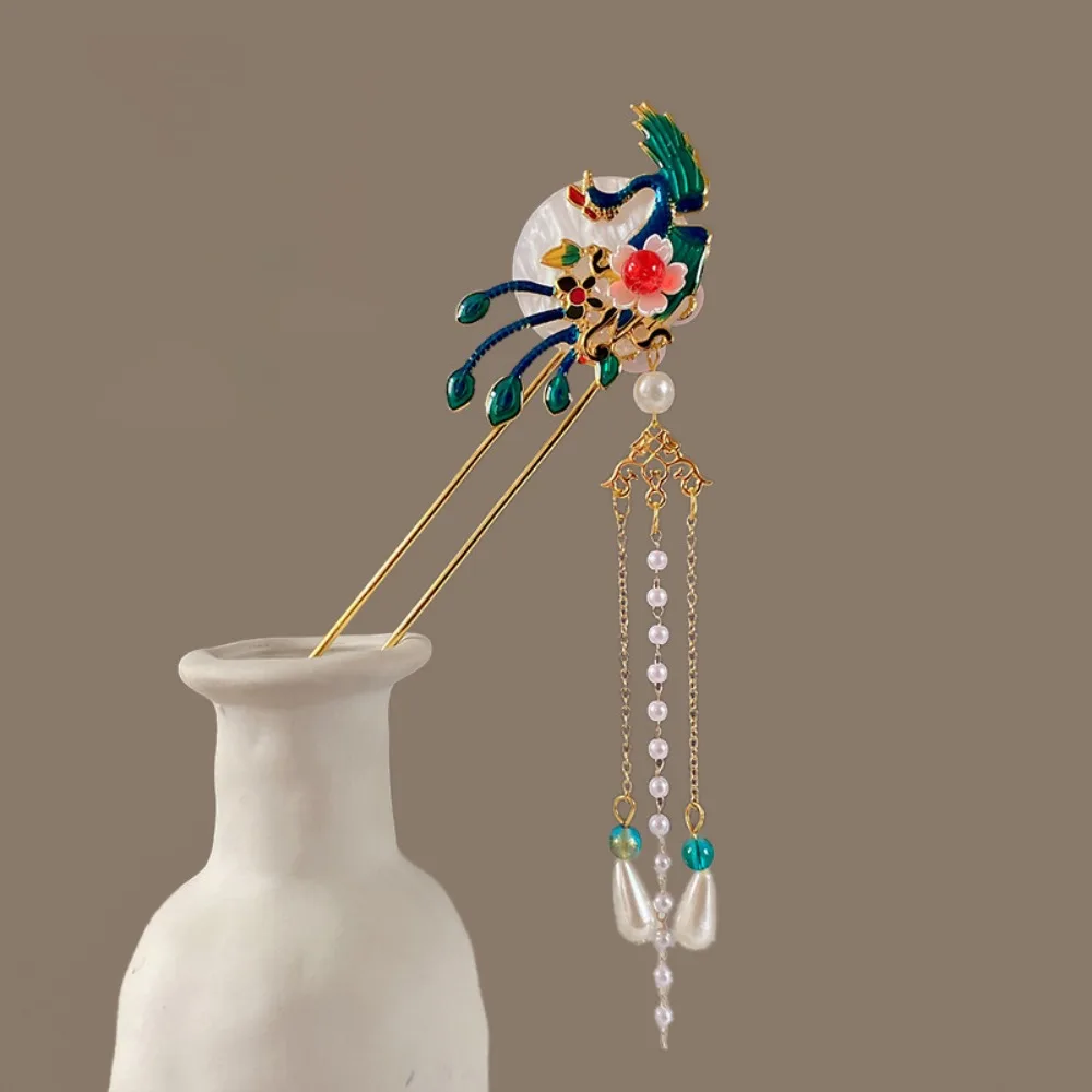 Элегантная заколка для волос в китайском стиле с цветком, винтажная заколка-бабочка ручной работы из сплава с кисточкой, пучок волос ханьфу, фотография 
Элегантная заколка для волос в китайском стиле с цветком, винтажная заколка-бабочка ручной работы из сплава с кисточкой, пучок волос ханьфу, фотография