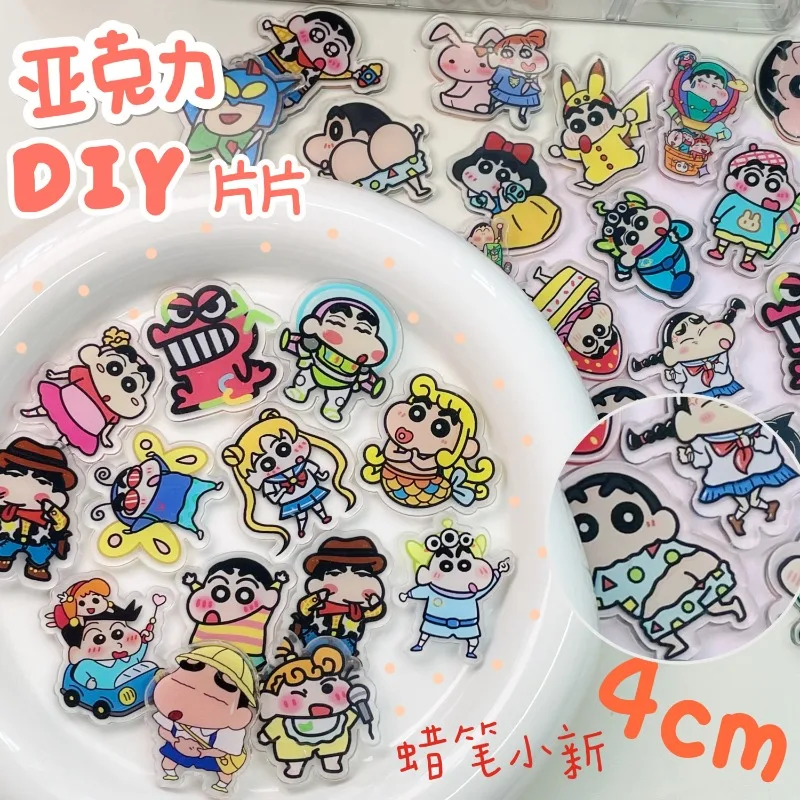 Мультяшный Аниме Crayon Shin chan акриловая нашивка Специальный прозрачный брелок ручной работы из полипропилена заколка аксессуар
Мультяшный Аниме Crayon Shin chan акриловая нашивка Специальный прозрачный брелок ручной работы из полипропилена заколка аксессуар