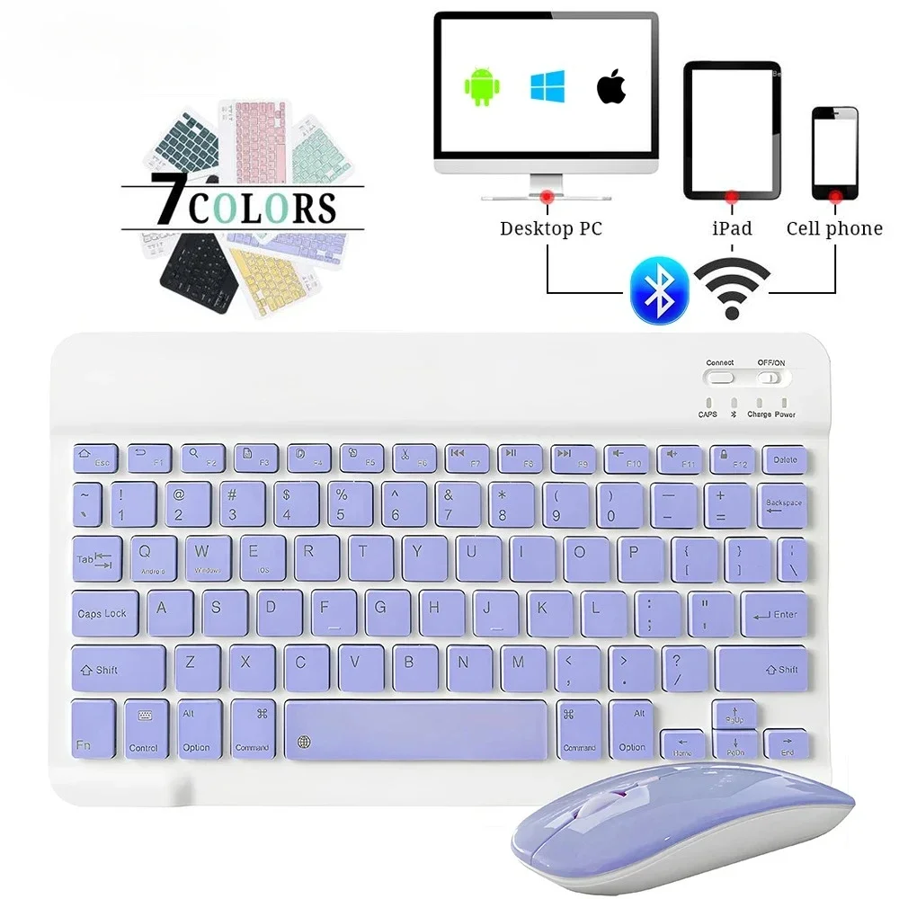 Universal Wireless Bluetooth Mouse BT English Keyboard For iPad 10th Air 2 Generation Phone Tablet Portable For Xiaomi Android
Universal Wireless Bluetooth Mouse BT English Keyboard For iPad 10th Air 2 Generation Phone Tablet Portable For Xiaomi Android