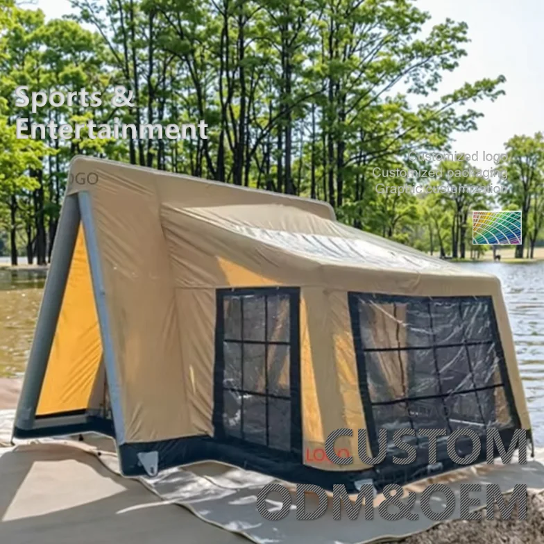 Лидер продаж 2025 года, водонепроницаемая уличная парусиновая палатка, воздушная надувная палатка для кемпинга с тканью Оксфорд и ПВХ
Лидер продаж 2025 года, водонепроницаемая уличная парусиновая палатка, воздушная надувная палатка для кемпинга с тканью Оксфорд и ПВХ