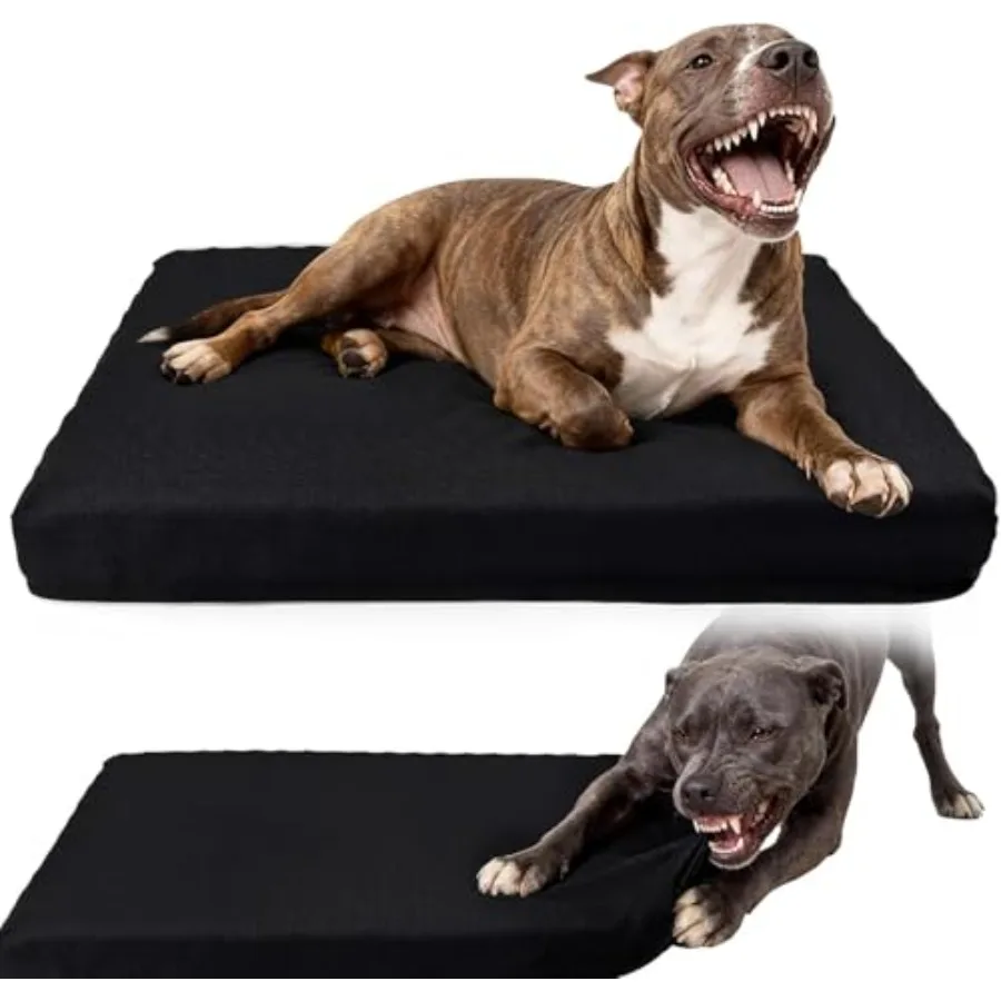 Chew Proof Dog Bed Indestructible Dog Bed for Aggressive Chewers Durable Crate Mat Waterproof and Machine Washable Kennel Pad f
Chew Proof Dog Bed Indestructible Dog Bed for Aggressive Chewers Durable Crate Mat Waterproof and Machine Washable Kennel Pad f