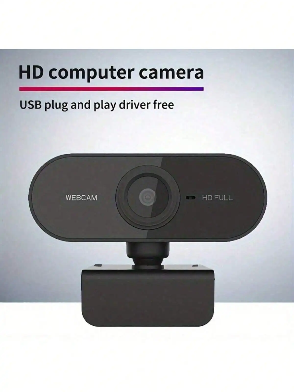 1pcs Computer Camera with Built-in Microphone, Privacy Cover, 1080P Full HD Computer Camera for PC, USB Interface for Voice Call
1pcs Computer Camera with Built-in Microphone, Privacy Cover, 1080P Full HD Computer Camera for PC, USB Interface for Voice Call