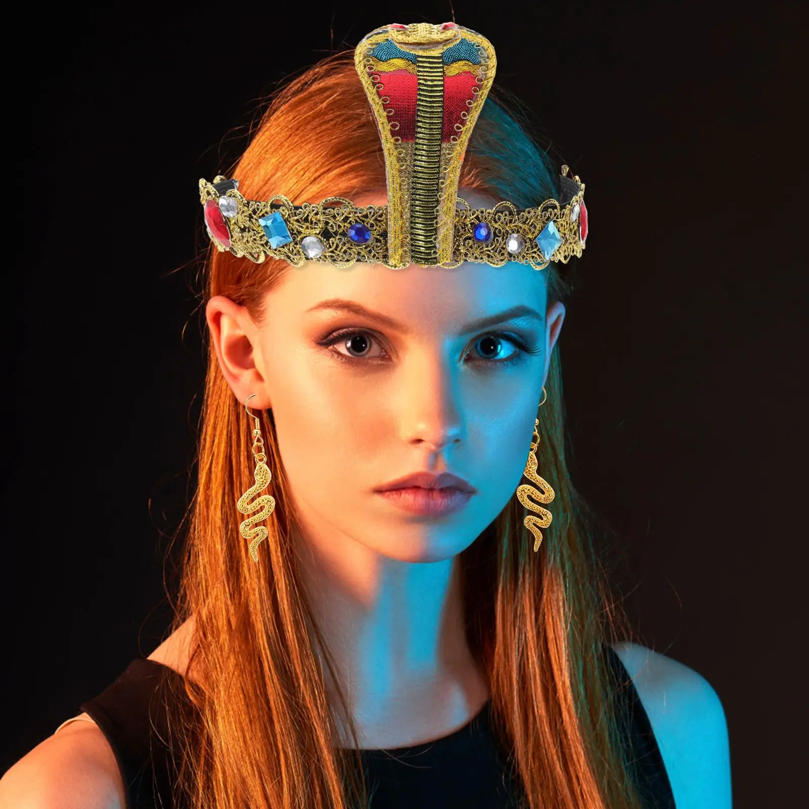 Snake-shaped Headbands Bracelet Set 4Pcs Hair Accessories High Quality Costume Party Prop Women Men Reusable
Snake-shaped Headbands Bracelet Set 4Pcs Hair Accessories High Quality Costume Party Prop Women Men Reusable