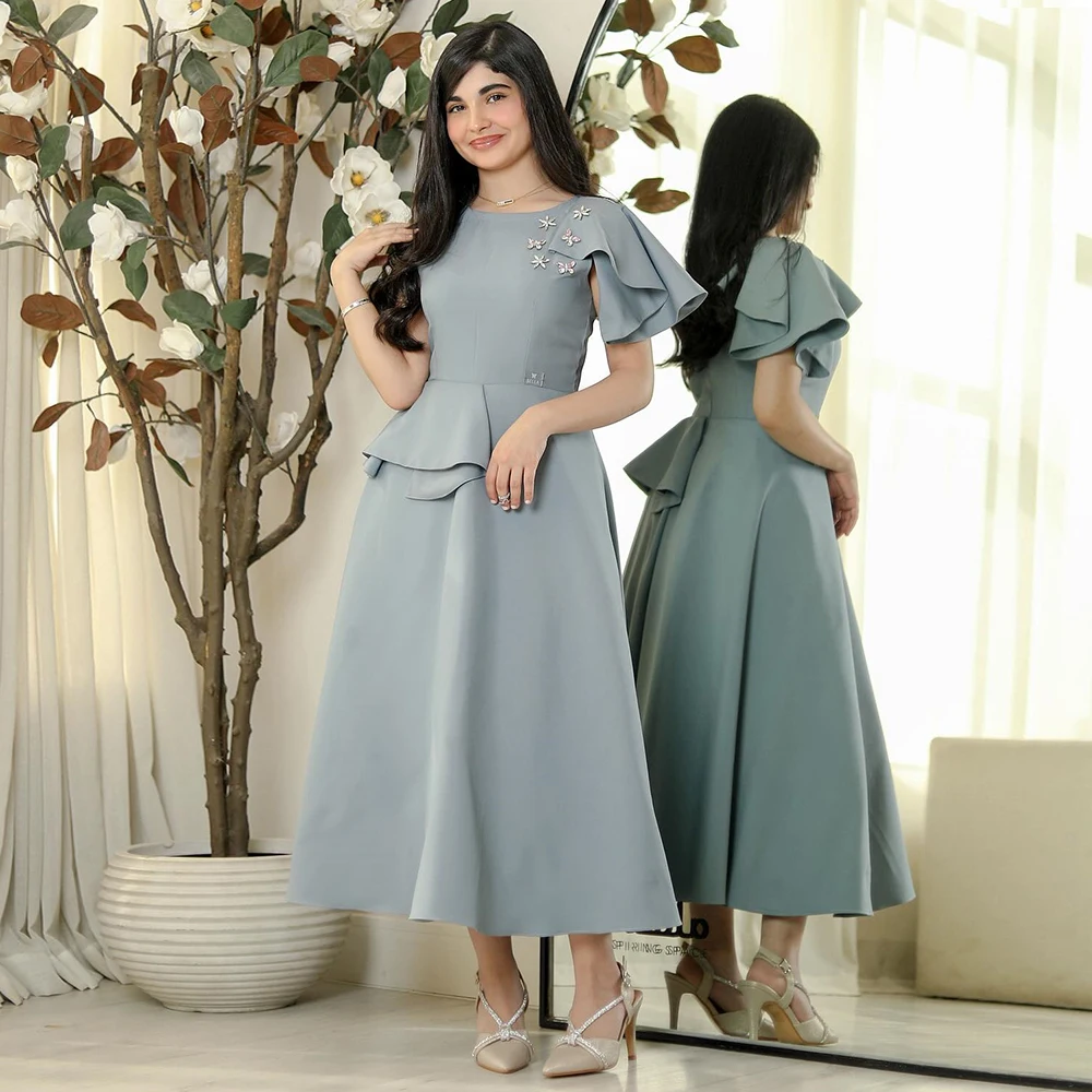 Women's Prom Dresses Midi Scoop Ruffle Cap Sleeves A Line Short Cocktail Gowns Tea Length Crystal Formal Party Dress 2025
Women's Prom Dresses Midi Scoop Ruffle Cap Sleeves A Line Short Cocktail Gowns Tea Length Crystal Formal Party Dress 2025