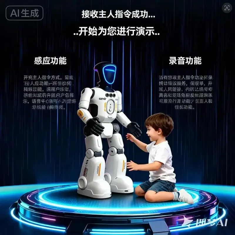 Yearoo Interactive Bionic Robot Toy Gesture Remote Control Programmable AI Singing Dancing Early Learning Kids Gift
Yearoo Interactive Bionic Robot Toy Gesture Remote Control Programmable AI Singing Dancing Early Learning Kids Gift