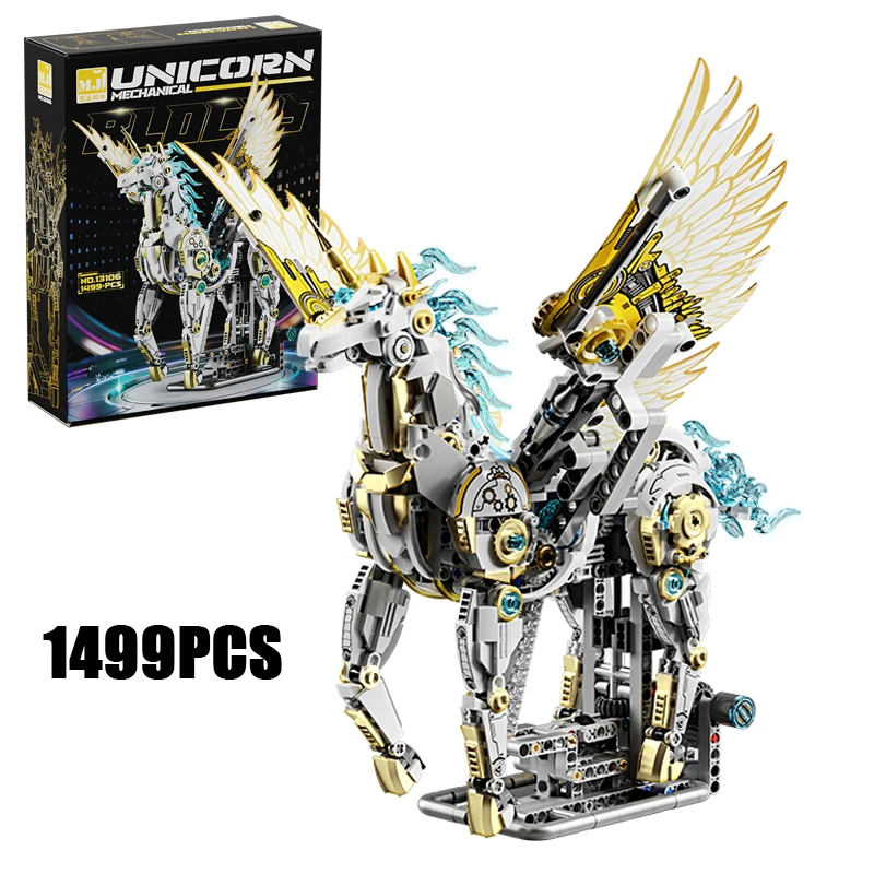 1499PCS Creative Mechanical Unicorn Model Building Blocks With Power Motor Construction Bricks Toy The Perfect Gift For Family
1499PCS Creative Mechanical Unicorn Model Building Blocks With Power Motor Construction Bricks Toy The Perfect Gift For Family