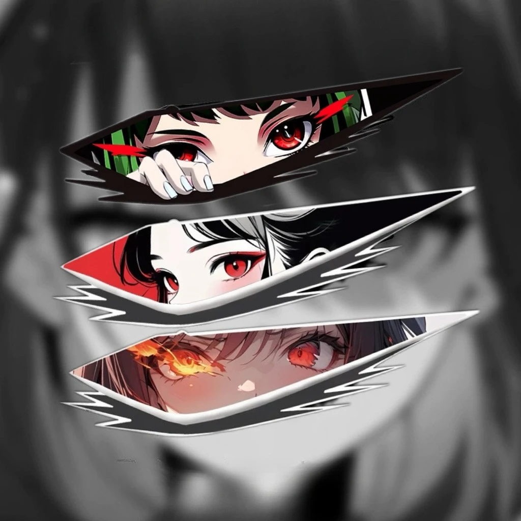 2Pcs/Set Anime Peeking Eyes Stickers, Waterproof Cartoon Decals for Car Bumper and Body Decoration
2Pcs/Set Anime Peeking Eyes Stickers, Waterproof Cartoon Decals for Car Bumper and Body Decoration