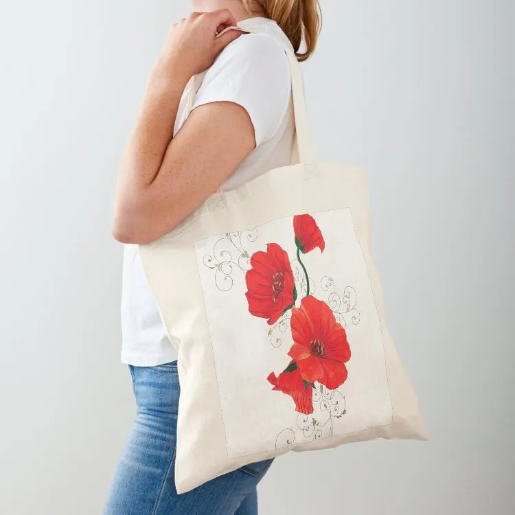 Red Wildflowers with Whirls Tote Bag shopper bag woman Handbags shopping bag logo Women's shopping
Red Wildflowers with Whirls Tote Bag shopper bag woman Handbags shopping bag logo Women's shopping