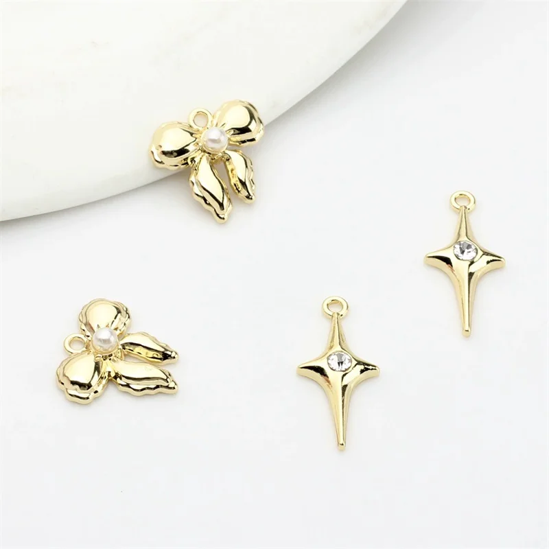10pcs Diy Butterfly Pendants Golden Color Pendant Charms Necklace Earrings Pendant Connectors Handmade Jewelry Making Findings
10pcs Diy Butterfly Pendants Golden Color Pendant Charms Necklace Earrings Pendant Connectors Handmade Jewelry Making Findings