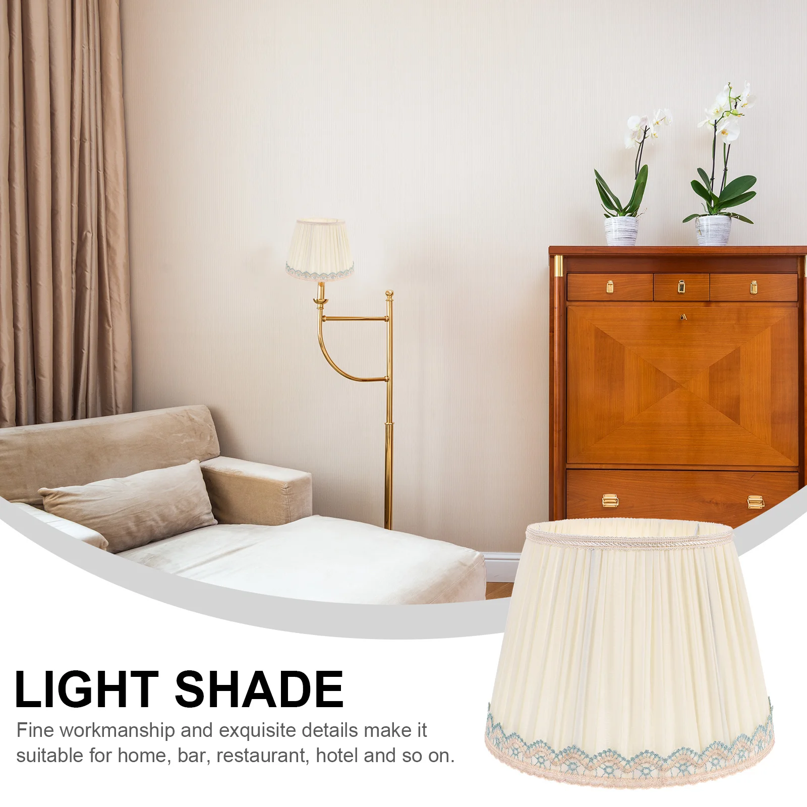 Fabric Lampshade Green Beige Small Shades for Floor Wall Light Cloth Barrel Retro Style Home Office Bedroom Living Room Decor
Fabric Lampshade Green Beige Small Shades for Floor Wall Light Cloth Barrel Retro Style Home Office Bedroom Living Room Decor