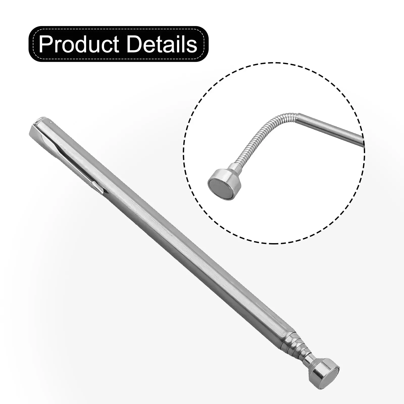Hand Tools Telescopic With Pen Clip Nut Bolt Magnetic Extendable Picking Portable Silver Stainless Steel Stick Pen
Hand Tools Telescopic With Pen Clip Nut Bolt Magnetic Extendable Picking Portable Silver Stainless Steel Stick Pen