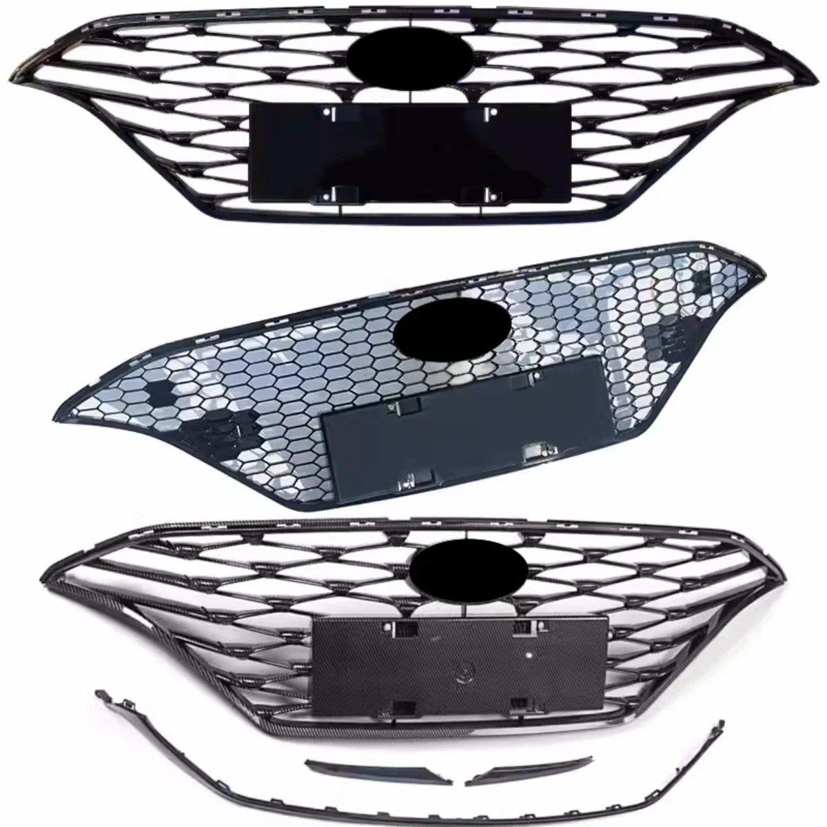 Gloss black Grill for Hyundai LAFESTA modified top trim bottom trim Car Front Bumper Grill Mask Radiator Car Accessories
Gloss black Grill for Hyundai LAFESTA modified top trim bottom trim Car Front Bumper Grill Mask Radiator Car Accessories