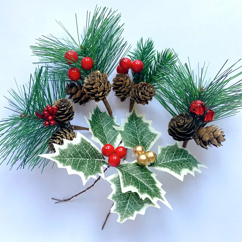 1pc Artificial Christmas Pinecone Red Berry Stem Christmas Party Home Decor Simulation Pine Cone for Christmas Tree Pendant
1pc Artificial Christmas Pinecone Red Berry Stem Christmas Party Home Decor Simulation Pine Cone for Christmas Tree Pendant