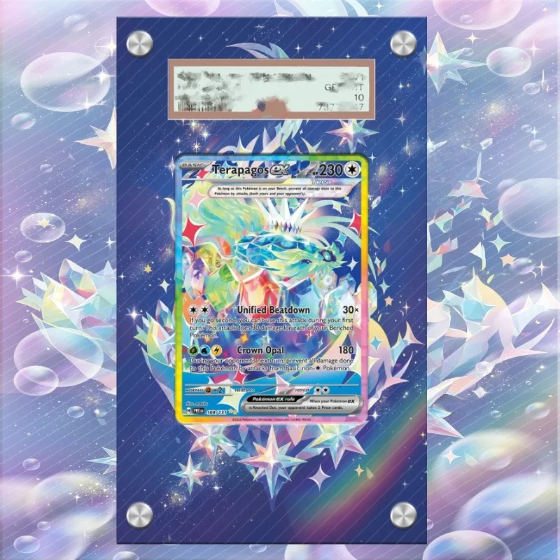Art Display for Pokemon Terapagos Card PTCG Keychain Anime Game Collectibles Anime Merchandise Acrylic Protective Case Toys Gift
Art Display for Pokemon Terapagos Card PTCG Keychain Anime Game Collectibles Anime Merchandise Acrylic Protective Case Toys Gift