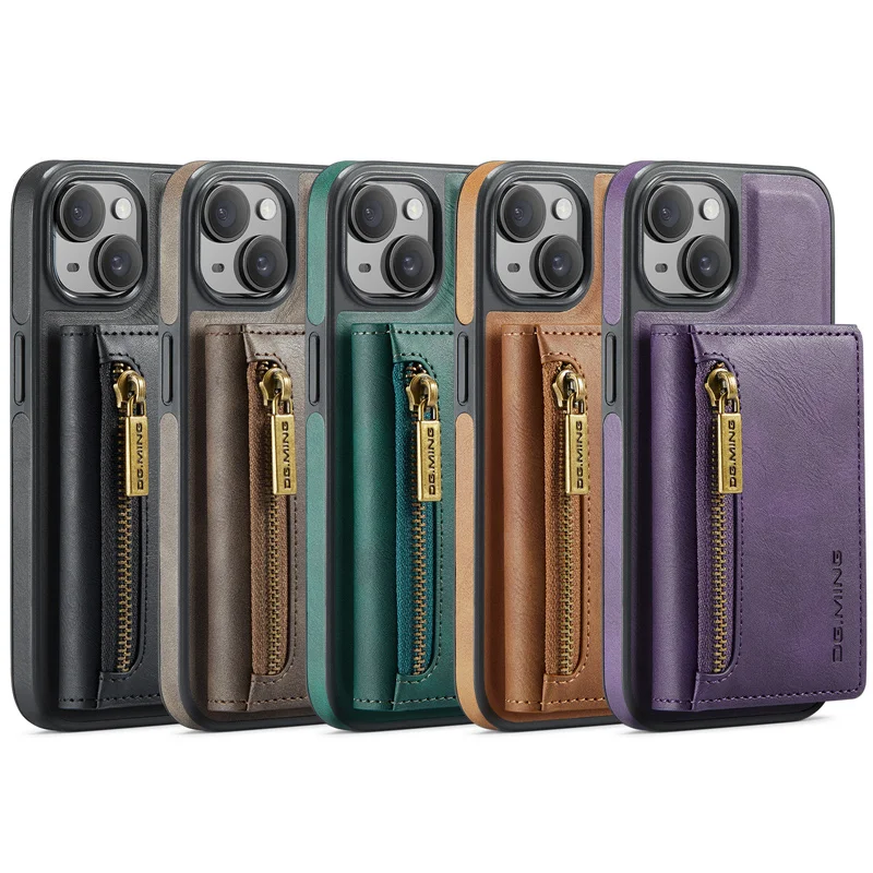 2 in 1 detachable magnetic card holder flip leather zipper wallet mobile phone case for iphone 15 14 13 12 11 pro max plus
2 in 1 detachable magnetic card holder flip leather zipper wallet mobile phone case for iphone 15 14 13 12 11 pro max plus