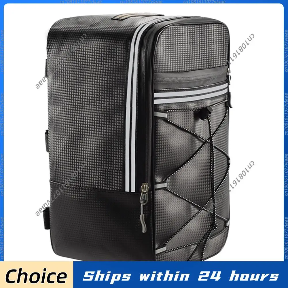 15L Bike Rear Seat Bag Waterproof Bicycle Trunk Bag with Reflective Stripes&Zipper Multi Pocket Elastic Strap for Outdoor Travel
15L Bike Rear Seat Bag Waterproof Bicycle Trunk Bag with Reflective Stripes&Zipper Multi Pocket Elastic Strap for Outdoor Travel