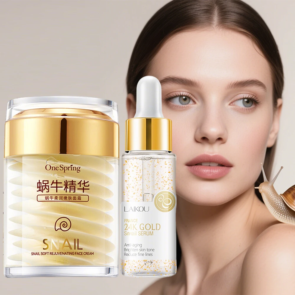Snail Collagen Face Cream Facial Serum Firming Nourishing Moisture Repair Face Damaged Lift Firm Smooth Skin Korean Skin Care
Snail Collagen Face Cream Facial Serum Firming Nourishing Moisture Repair Face Damaged Lift Firm Smooth Skin Korean Skin Care