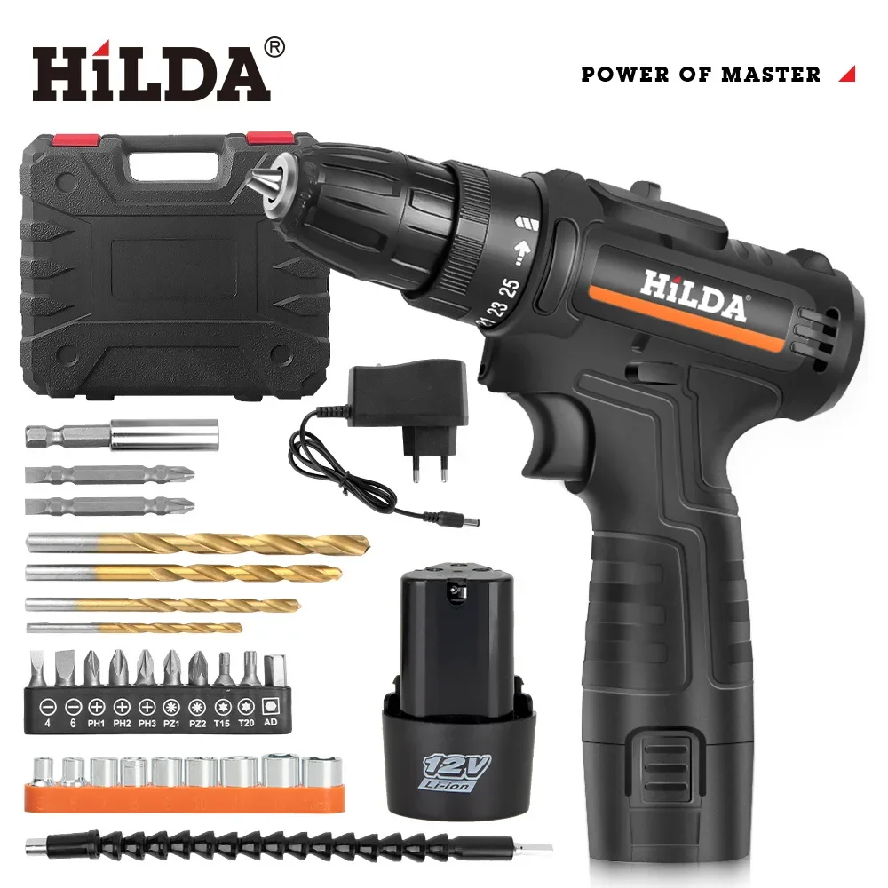 12V Cordless Drill Electric Screwdriver Mini Wireless DC Lithium-Ion Battery Electric Hand Drill Household Electric Screwdriver
12V Cordless Drill Electric Screwdriver Mini Wireless DC Lithium-Ion Battery Electric Hand Drill Household Electric Screwdriver