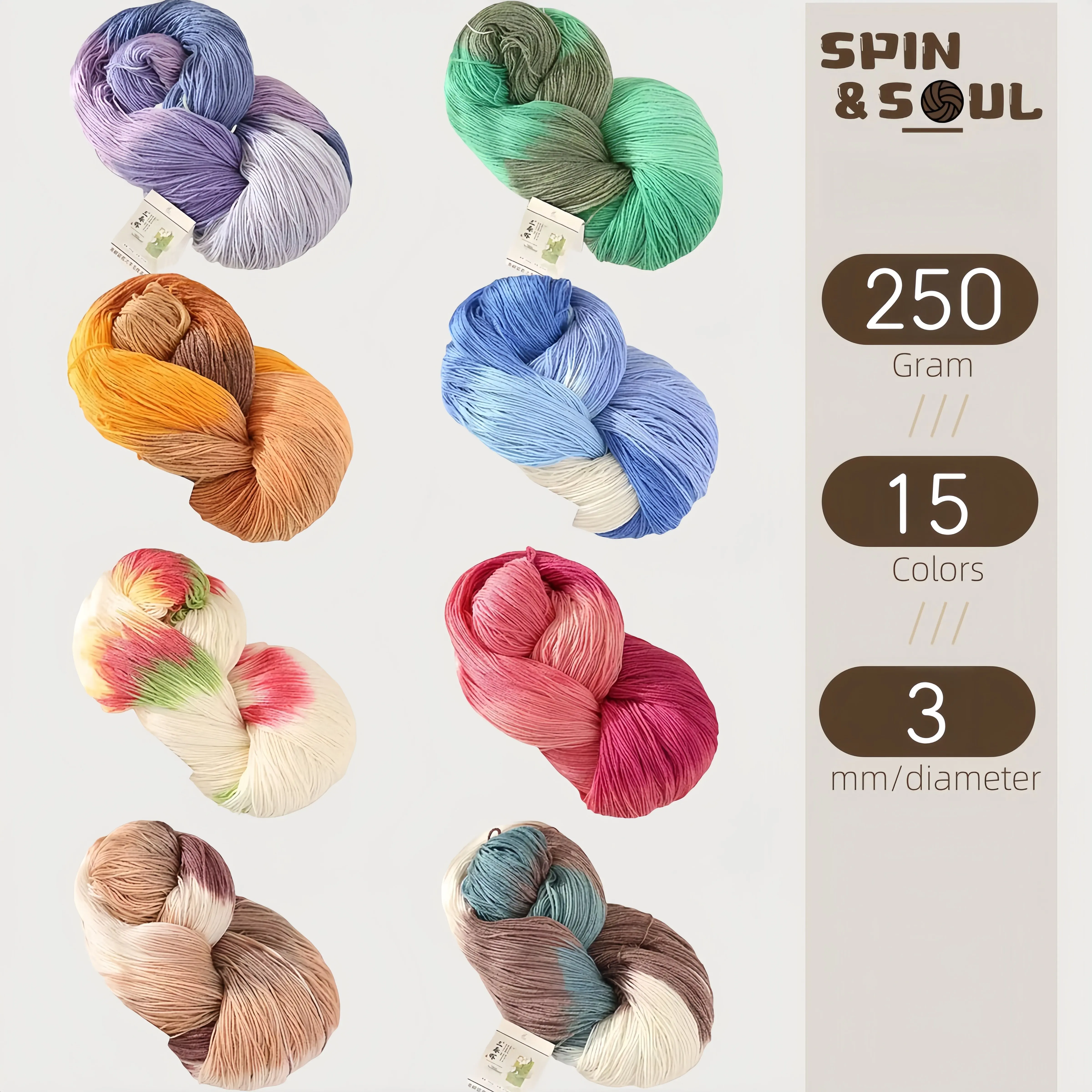 250g 3ply yarn Wool Yarn Large capacity Soft Assorted Colors coarse yarn to make sweaters Handmade toys hat gloves 뜨개실пряжа
250g 3ply yarn Wool Yarn Large capacity Soft Assorted Colors coarse yarn to make sweaters Handmade toys hat gloves 뜨개실пряжа